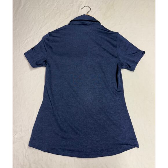 NWT Under Armour Pinehurst Golf polo Shirt Women's Size small navy  heat gear - Picture 7 of 8